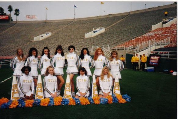 the 1994-95 Squad on the field at the Rose Bowl