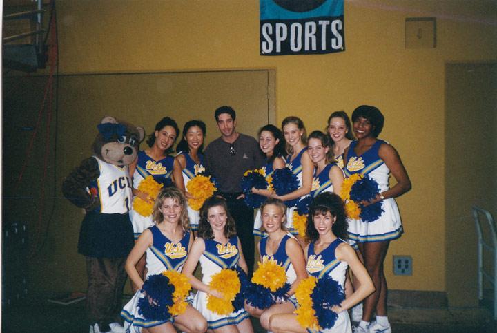 the 1995-96 Squad with actor David Schwimmer