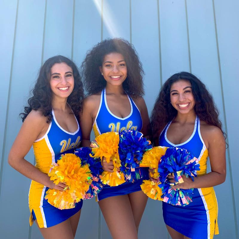 Three UCLA Cheer members
