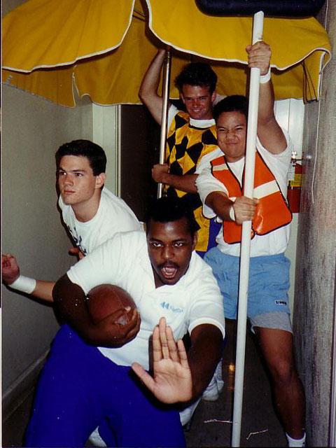the 1991-92 Squad in costumes