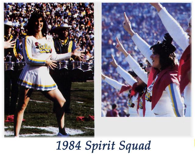 Photos of the 1983-84 Squad on the football field