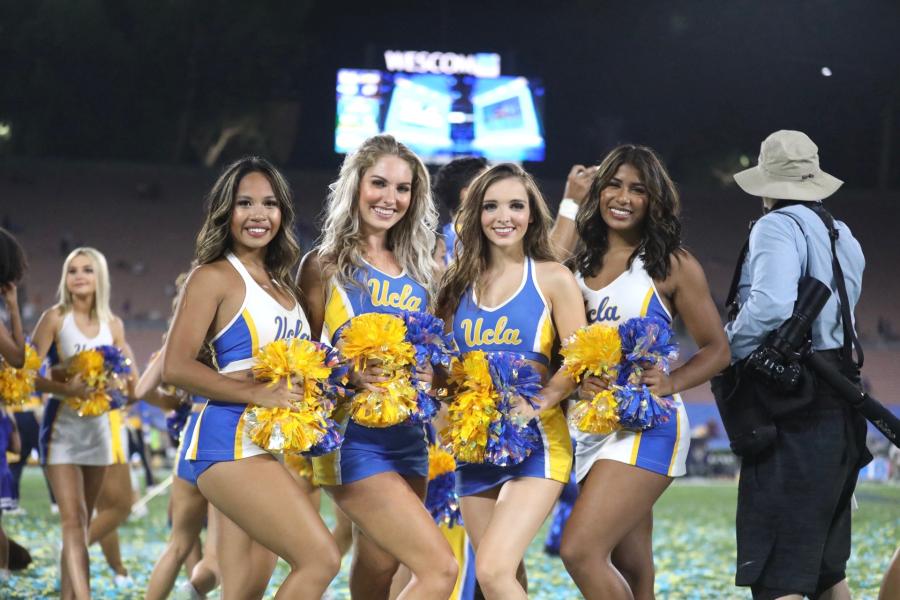 Members of the UCLA Cheer Squad